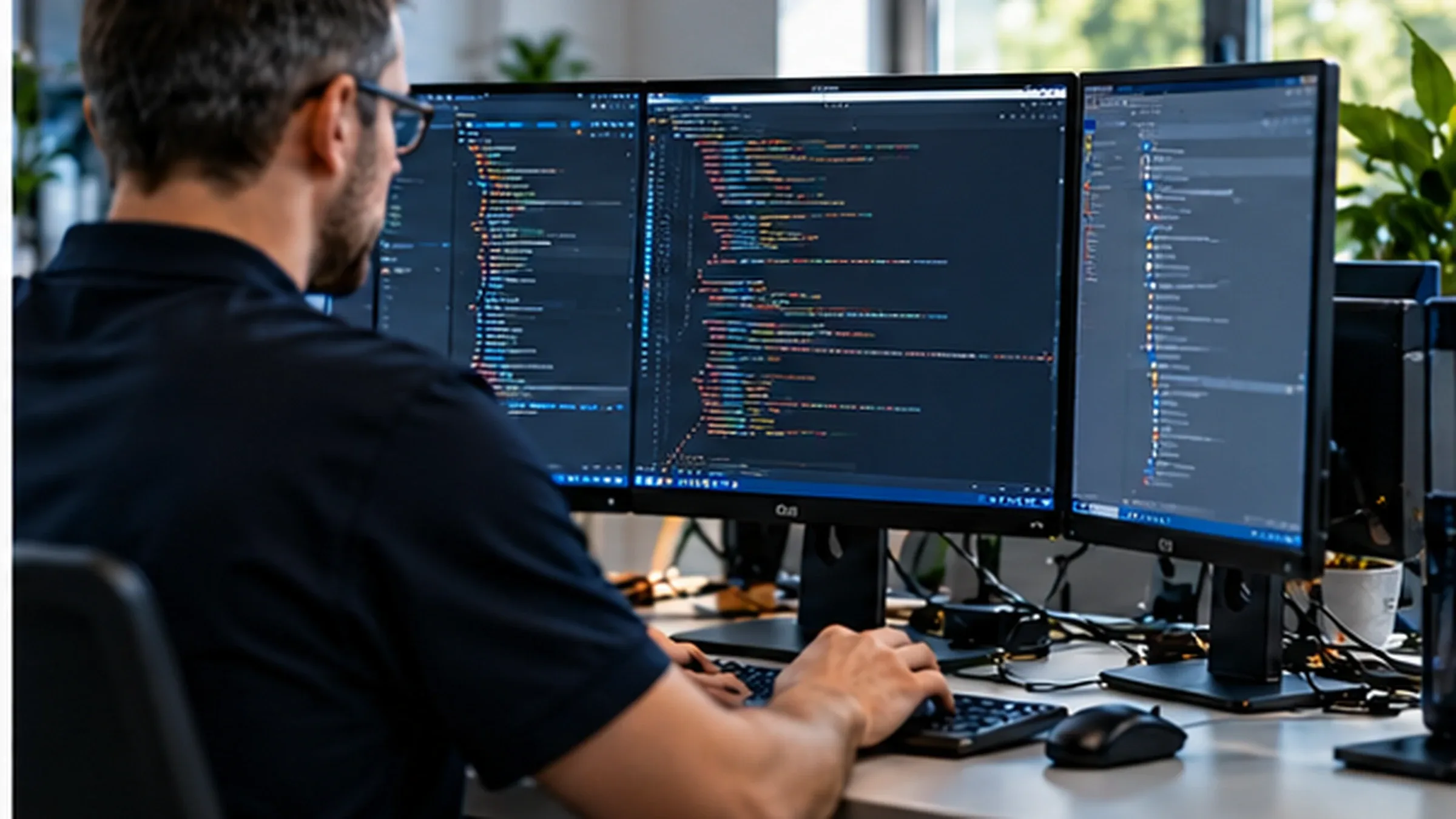 Individuelle Softwareanwendung an einem Arbeitsplatz